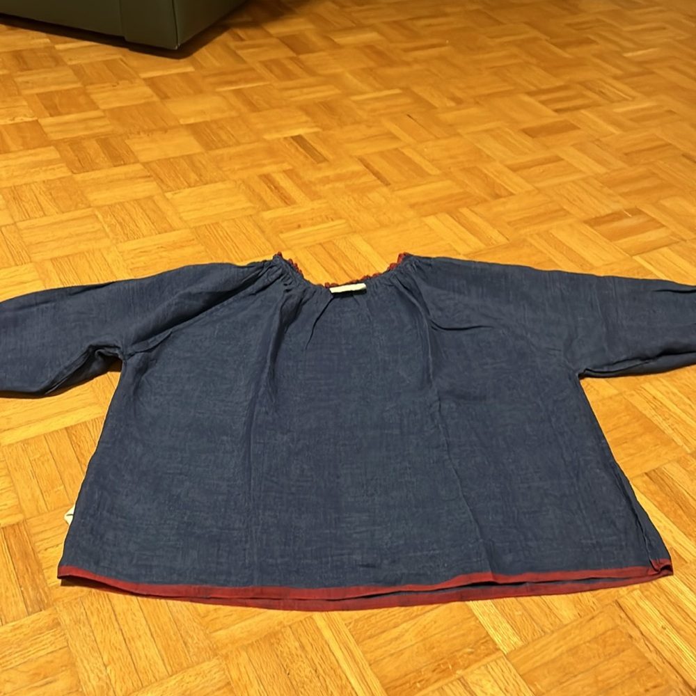 Runaway  Bicycle Navy Blue Top with Red Trim - Picture 11 of 16